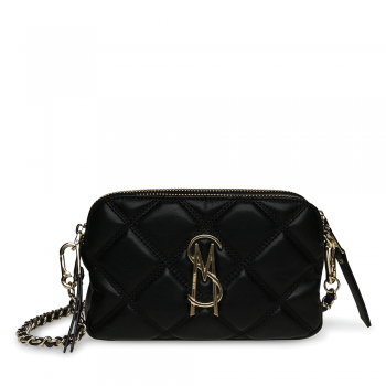 Poșetă crossbody femei Steve Madden neagră matlasată 1668possbmarvisn