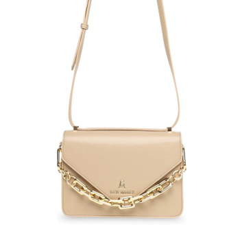 Poșetă satchel femei Steve Madden taupe 1667POSSBINDIO-LTA