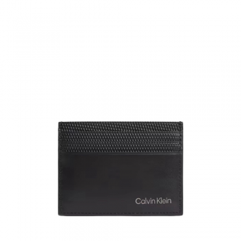 Portcard bărbați Calvin Klein negru cu logo frontal 3108PCA2421N