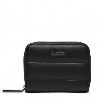 Portmoneu femei Calvin Klein negru cu logo frontal și RFID 3108DPU2201N