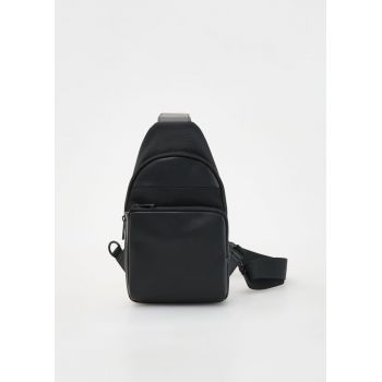 Reserved - Rucsac din materiale combinate - negru