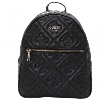 Rucsac femei Guess negru cu logo frontal 917RUCS18320N