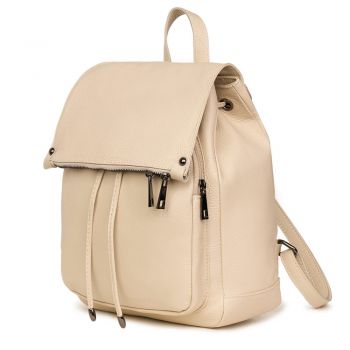 Rucsac piele naturala Jimmy crem