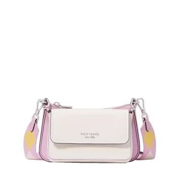 Double up colorblocked crossbody