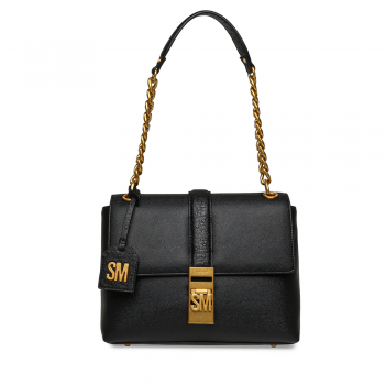 Poșetă satchel femei Steve Madden Negru 1669POSSBPATTS-EN