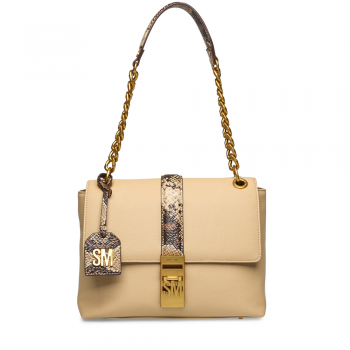 Poșetă satchel femei Steve Madden taupe 1669possbpatts-eta