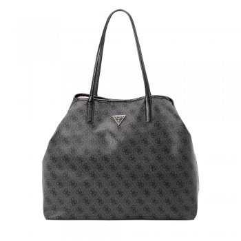 Poșetă tip shopper femei Guess neagră cu brand logo 919POSSHWESG951429N