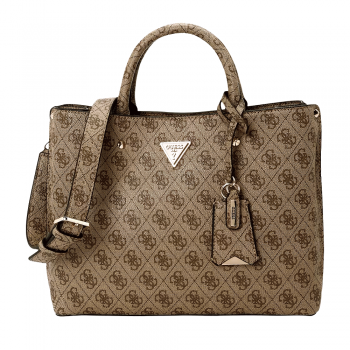 Poșetă tote femei Guess bej cu brand logo 919POSSHWSG8778060BE