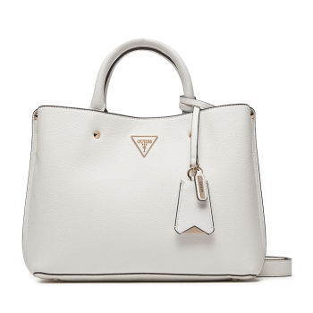 Poșetă tote femei Guess ivory cu brand logo 919POSSHWBG8778060IV