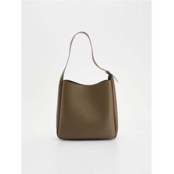 Reserved - LADIES` BAG - verde-maroniu