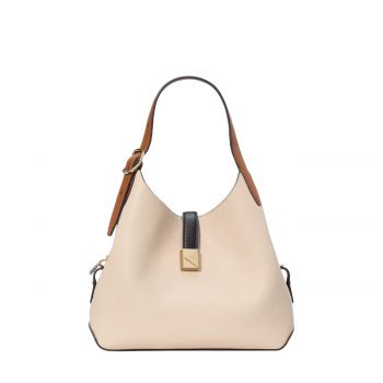 Deco colorblocked crossbody tote