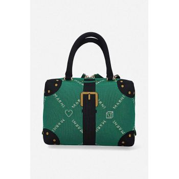 Marni poșetă culoarea verde BMMP0094A1.P4601-Z2Q08