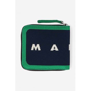 Marni portofel culoarea bleumarin PFMI0050Q0.P4547.ZO104-navy