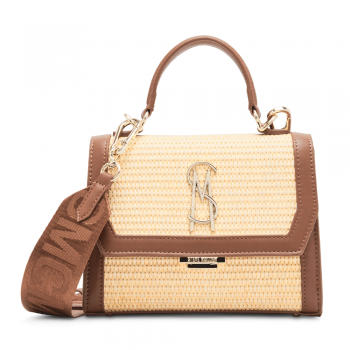 Poșetă crossbody femei Steve Madden bej 1669POSSBLATTUCABE