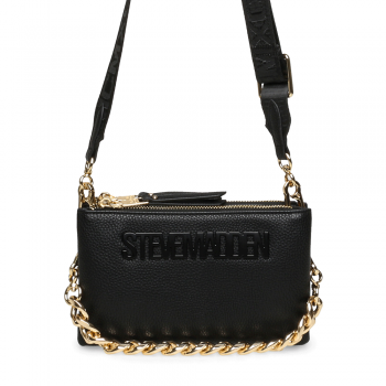 Poșetă crossbody femei Steve Madden neagră 1669POSSBNICCON