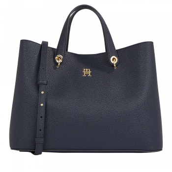 Poșetă tote femei Tommy Hilfiger bleumarin 3429POSS5177BL