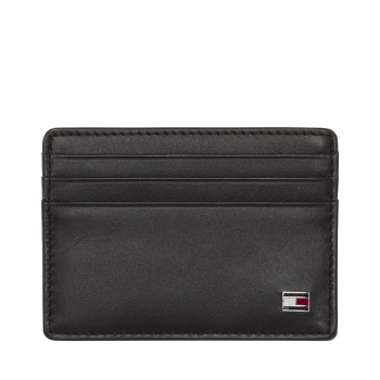 Portcard bărbați Tommy Hilfiger negru din piele 3429BPU0653N