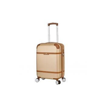 Troler Cabina - ABS - Cifru TSA - SW52303 - 55 cm - Auriu