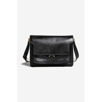 Marni poșetă de piele culoarea negru SBMP0103U3.P2644.Z582N-black