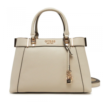 Poșetă tote femei Guess taupe cu brand logo 919POSSHWBG9633060TA