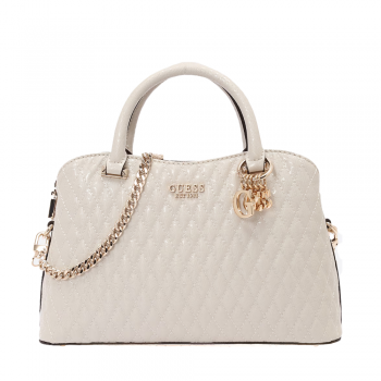 Poșetă tote femei Guess taupe cu brand logo 919POSSHWGG9626060TA