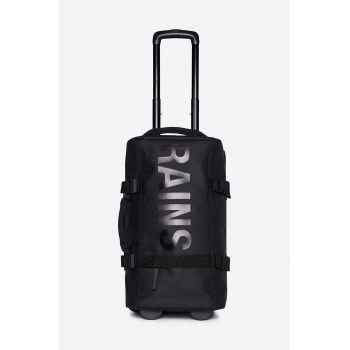 Rains valiză Travel Bag Small culoarea negru