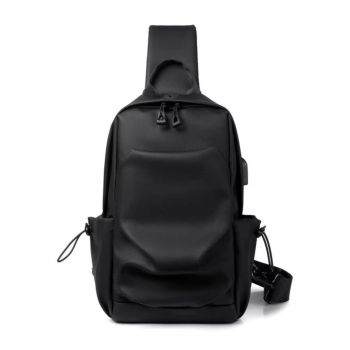 Geanta pentru barbati, Thalion GT3738, port USB, Negru Geanta pentru barbati, Thalion GT3738, port USB, Negru
