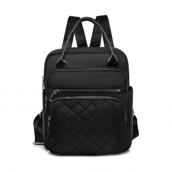 Rucsac dama, Elvina GT3704, Negru Rucsac dama, Elvina GT3704, Negru