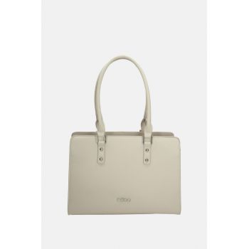 Geanta pentru femei Imbue - Piele ecologica - 26X35X12 - Crem Geanta pentru femei Imbue - Piele ecologica - 26X35X12 - Crem