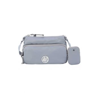 Geanta crossbody cu aplicatie logo metalica Jasmina Geanta crossbody cu aplicatie logo metalica Jasmina