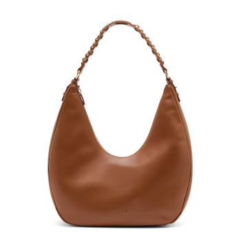 Geanta hobo cu logo in relief Geanta hobo cu logo in relief